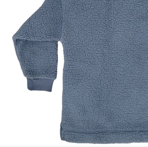 Aerie Fluffy Sherpa Quarter Zip Sweatshirt - Picture 14 of 16